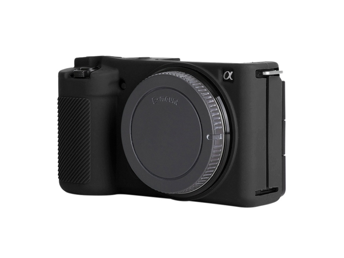 Lurelia Capa Silicone Para Sony Zv-e10, Encaixe Preciso, Cor Preta