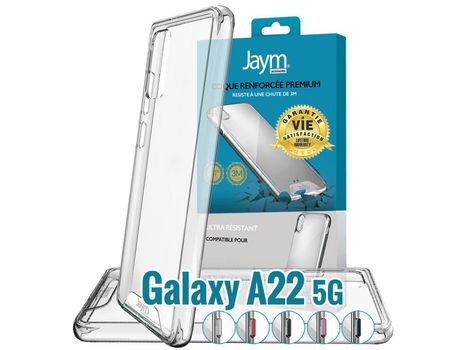 Capa para Samsung Galaxy A22 5G JAYM Ultra Reforçada Transparente