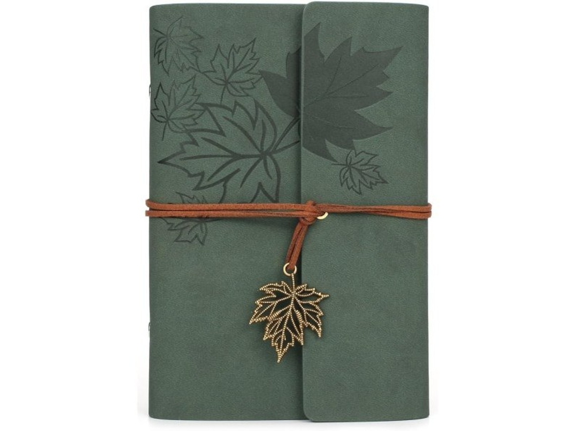/hh/ Caderno de couro Maleden Slowmoose Classic com espiral