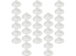 Ventosas Compactas De Plástico Branco, 100 Unidades, 30mm, Fáceis De Instalar, Para Uso Em Janelas E Espelhos