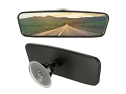 Espelho Retrovisor Grande Angular com Ventosa 20cm Pricenet