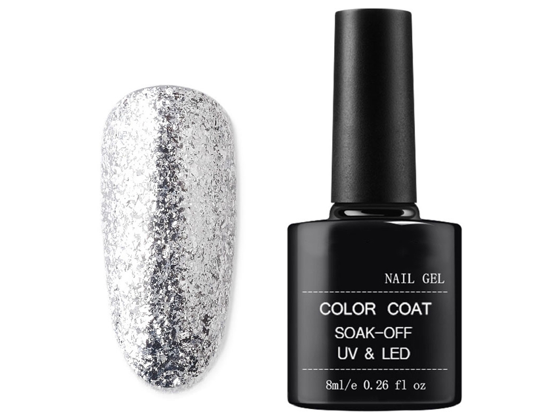 Esmalte De Unha Em Gel Uv/led 8ml Glitter Brilhante Soak Off Para Manicure Vanish 1101