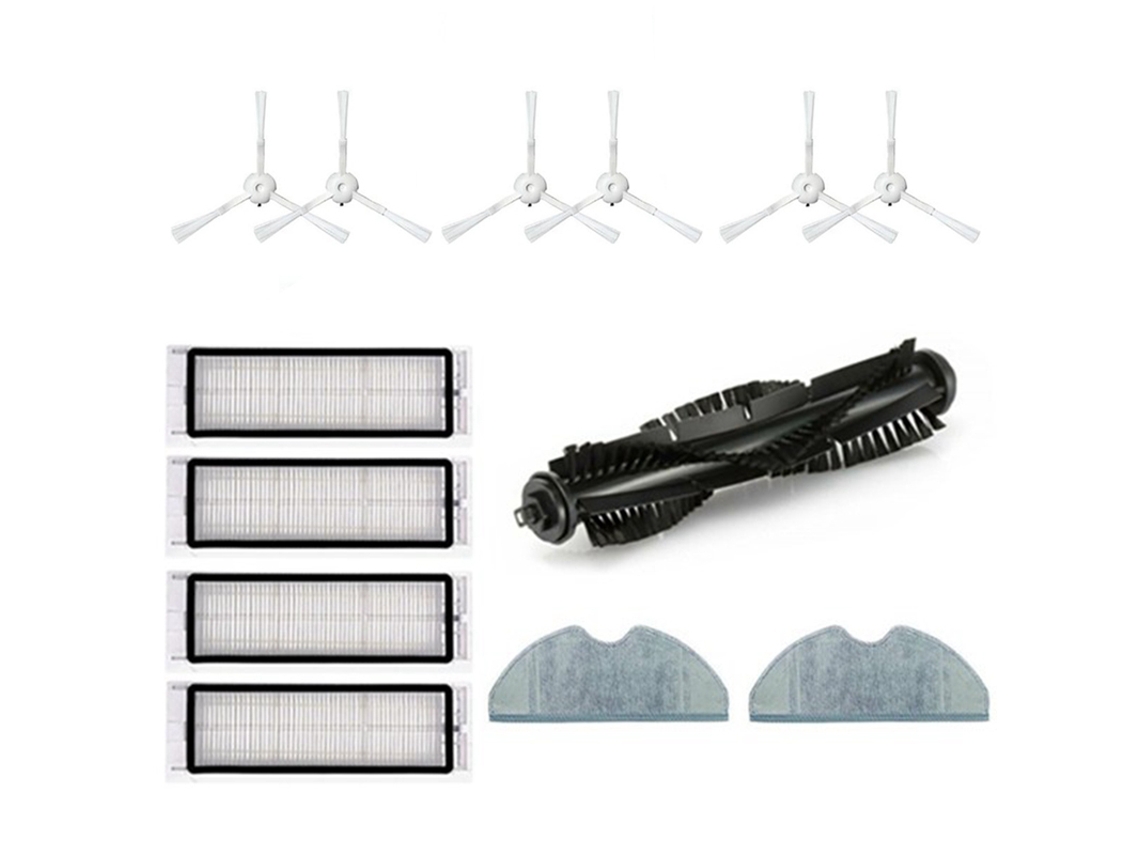 Peças de filtro para aspirador de pó 360 s5 s7, escova de rolo, filtro hepa, esfregão, substituição, escova lateral