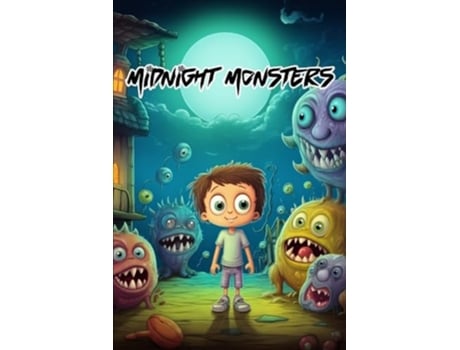Livro Midnight Monsters Hair-Raising Stories for Kids de Neville Nunez (Inglês)