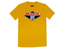 Beastie Boys Logo T-shirt Bright Yellow Unisex Adults Size:m