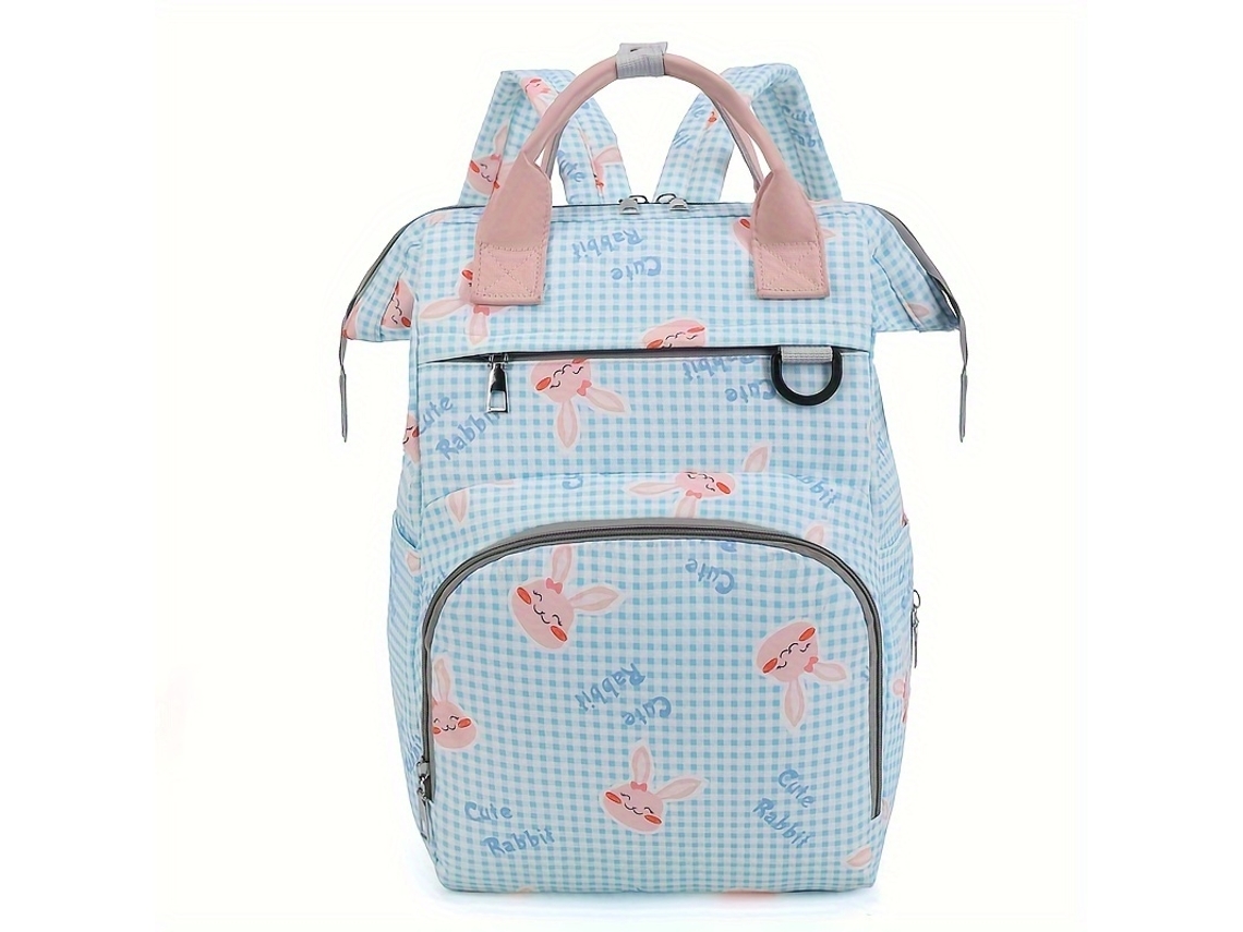 Mochila De Maternidade Desenho Animado Grande Capacidade Bolsa De Mamã Leve Bolsa De Fraldas De Bebé Mochila De Viagem Yunzii