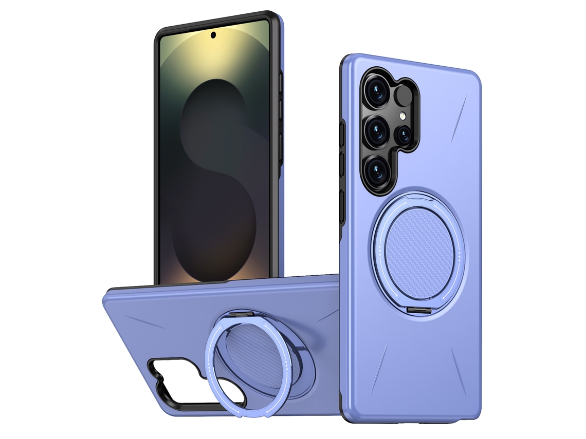 Suporte Giratório Compatível Com Capas Magnéticas De Celulares Samsung.roxo-a26