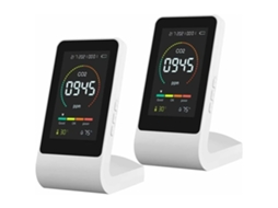 Detector de Co2 3em1 com Sensores de Temperatura, Umidade e Qualidade do Ar, para Salas Ou Caves, Pacote de 2 Polegadas STELASPLEN