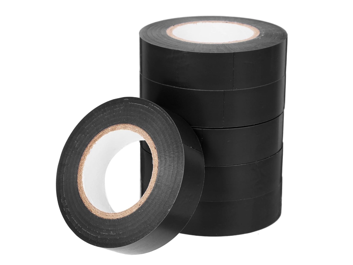 Fita Isolante Elétrica De Pvc Preta Cabilock, 19mm X 20m, Para Reparo E Proteção De Cabos