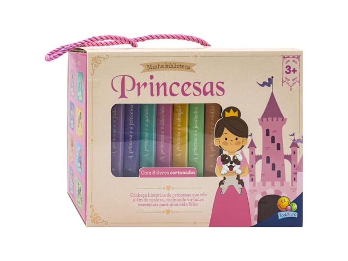 Livro Minha Biblioteca Princesas de Todolivro (Português)