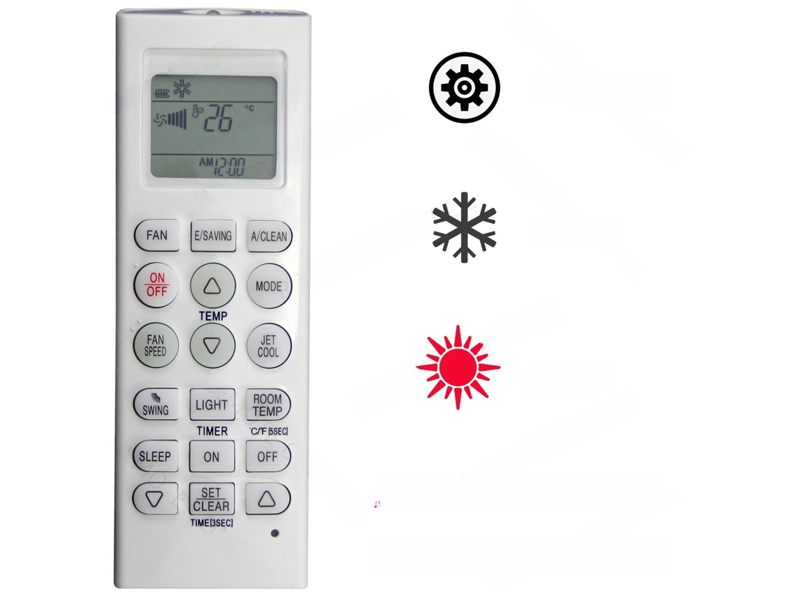 Controle Remoto de Ar Condicionado HENTEN HOME para Lg Akb73456109