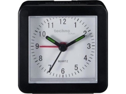 Despertador De Quartzo Technoline Geneva Black Sc Techno Line