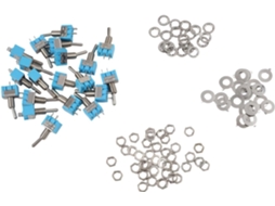 Kit De Interruptor Alavanca Spst Mts 101com 2 Pinos, Liga Desliga, Dupla Posição, Classificação De 6a, 125vca Ou 3a