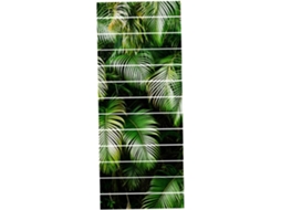 Adesivos Decorativos Impermeáveis em Pvc com Folhas de Palmeira Tropicais em 3d para Escadas. SFUSHOS