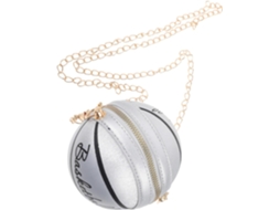 Bolsa Tiracolo Compacta Em Formato De Bola De Basquete Para Adolescentes - Prática