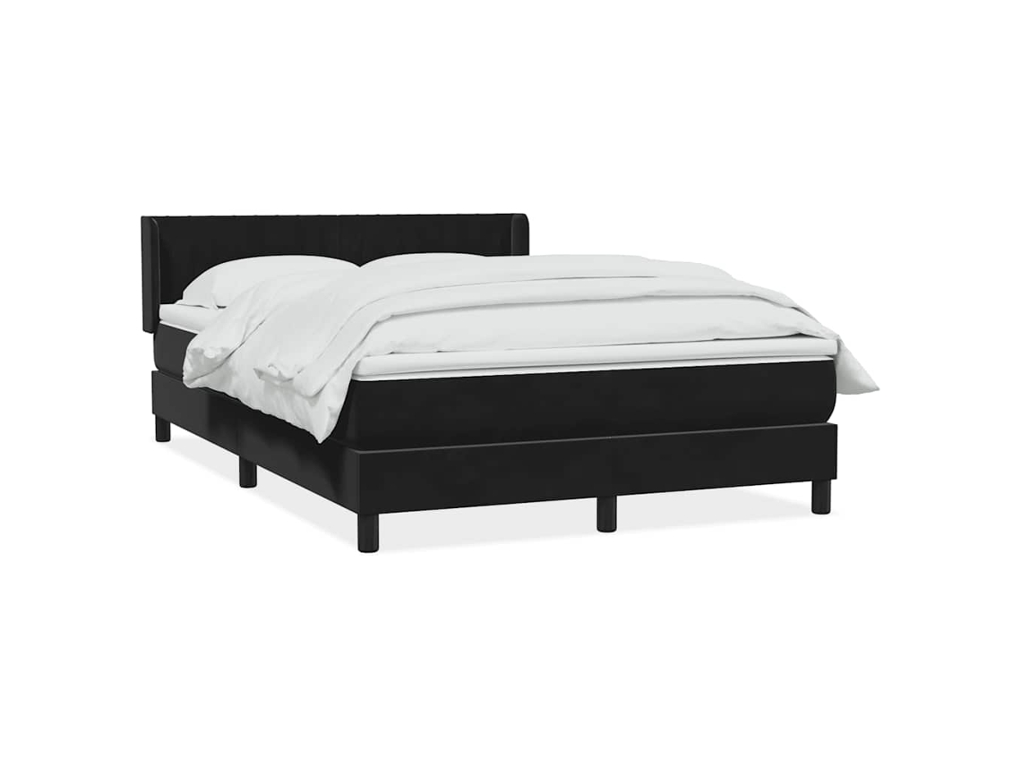 Box Spring Bed, Box Spring Beds Vidaxl Preto Veludo (160 X 210 Cm)