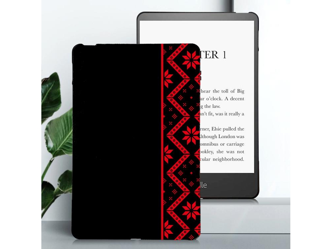 Capa Tpu Estampado Colorido Halinuia Compatível Amazon Kindle Paperwhite 12ª Geração 2024