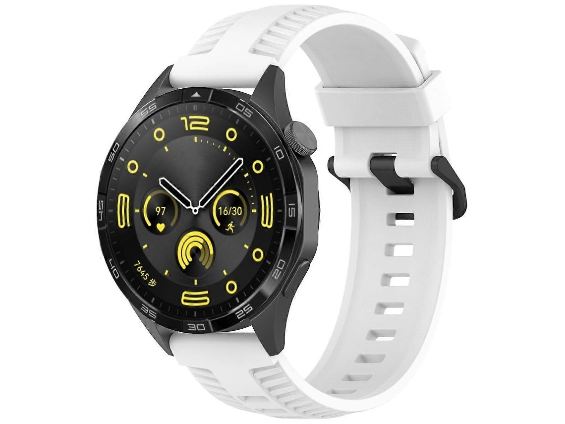 Pulseira De Silicone Para Relógio Kalebol Com Fivela Preta E Estampa De Pneu.