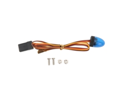 Luz De Alerta Para Carro Rc 5 Modos Led Simulação Alta Compacta 10x15mm Para Carro Rc 1/10 Azul