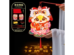 Luminária De Mão Laxiscreed Yingchun Na Fu Do Ano Da Serpente Com Luz Para Festas E Decoração Infantil