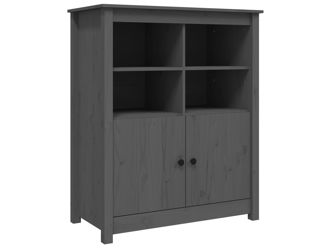 Sideboard, Sideboards Vidaxl Cinzeto Madeira De Pinho (n/a)