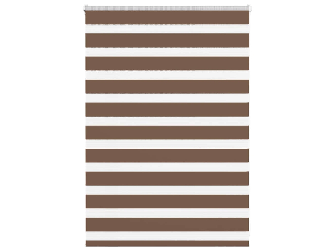 Zebra Blind, Zebra Blinds Vidaxl Marrom Poliéster (115 X 100 Cm)