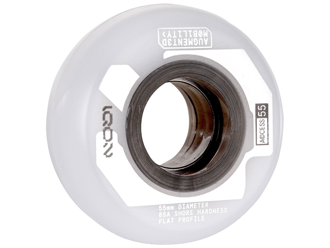 Rodas de Patins Access 55 85A 4 Unidades Transparente 55 Mmiqon