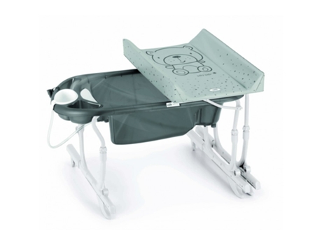 CAM Banheira-Vestidor Regulable Idro Baby Teddy Cinza