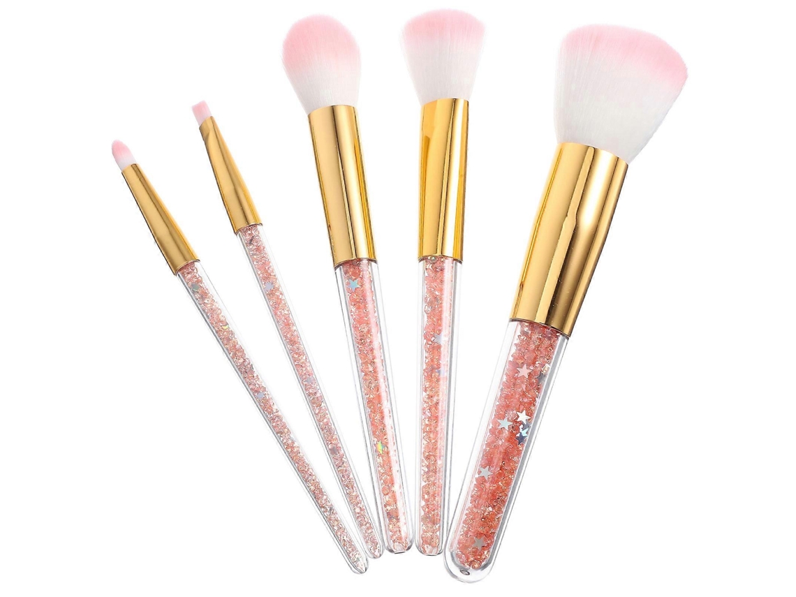 Conjunto De Pincéis De Maquiagem Profissionais Para Base Líquida, Pó Cosmético E Sobrancelhas, Para Amantes De Maquiagem Everley891
