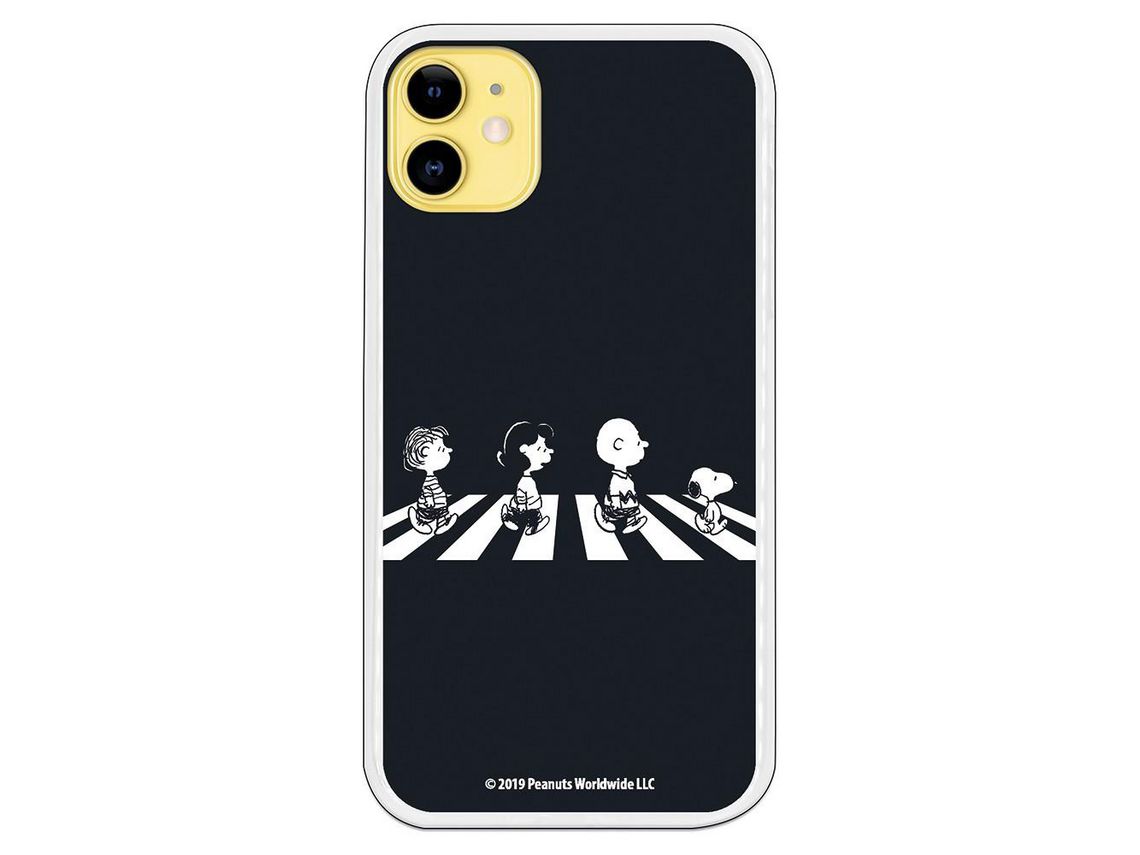 Capa compatível para iPhone 11 Oficial de Peanuts Personagens Beatles - Snopy