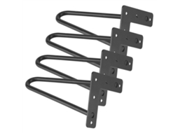 Laxiscreed Pernas De Ferro Para Mesa, Pacote De 4 Peças, 8" De Altura Para Fixação E Decoração