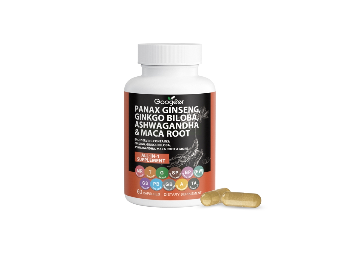 Suplemento Ginseng E Ginkgo Para Foco E Concentração