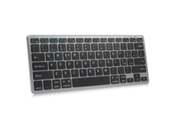 Teclado doméstico HAMLET Xkk400Cwb-It Rf sem fio Bluetooth Qwerty italiano preto