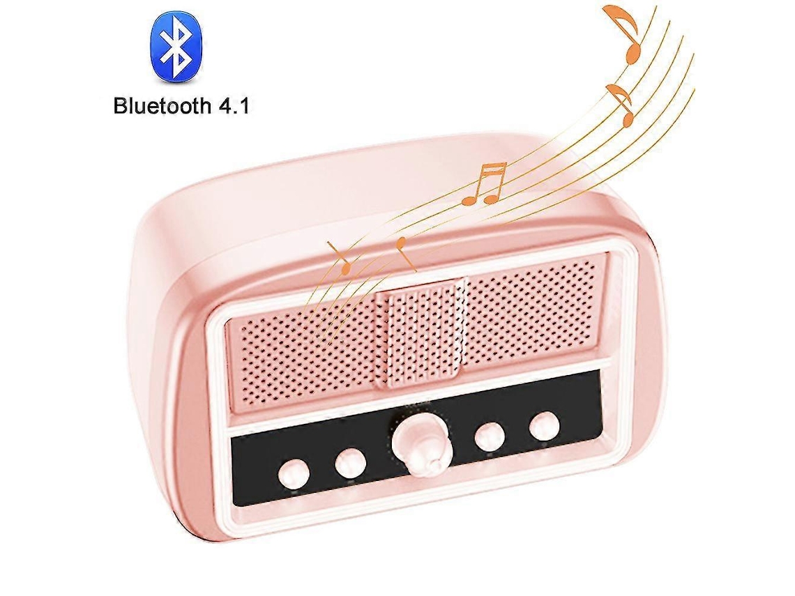 Caixa De Som Bluetooth Retrô, Caixas De Som Sem Fio Vintage, Som Hd Potente Olysi Shop