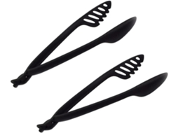 Pinça Para Alimentos Pretyzoom, 2 Peças, Nylon Resistente Ao Calor, Clipe Antiderrapante Para Churrasco, Saladas E