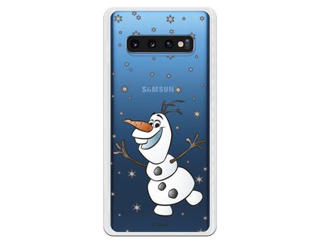 Capa para Samsung Galaxy S10 Plus Oficial da Disney Olaf Transparente - Frozen