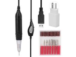 Máquina De Perfuração De Unhas Elétrica 22000rpm, Lixadeira Usb Para Manicure E Polimento De Unhas