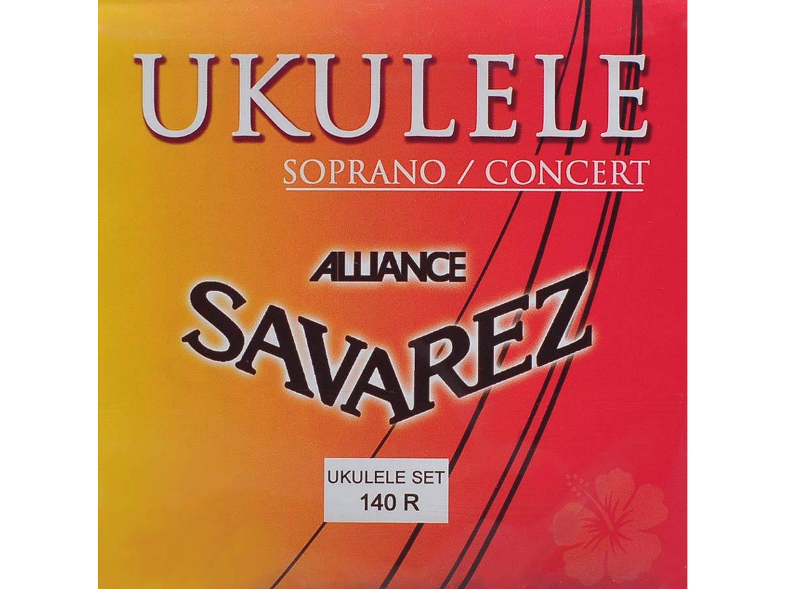Savarez Conjunto de Cordas Ukulele Alliance Fibra Composta Kf Para Concerto De