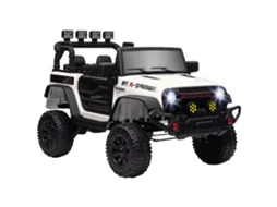 Carro Elétrico Pp E Aço Cor Branco 100x63x65 Cm Aiyaplay