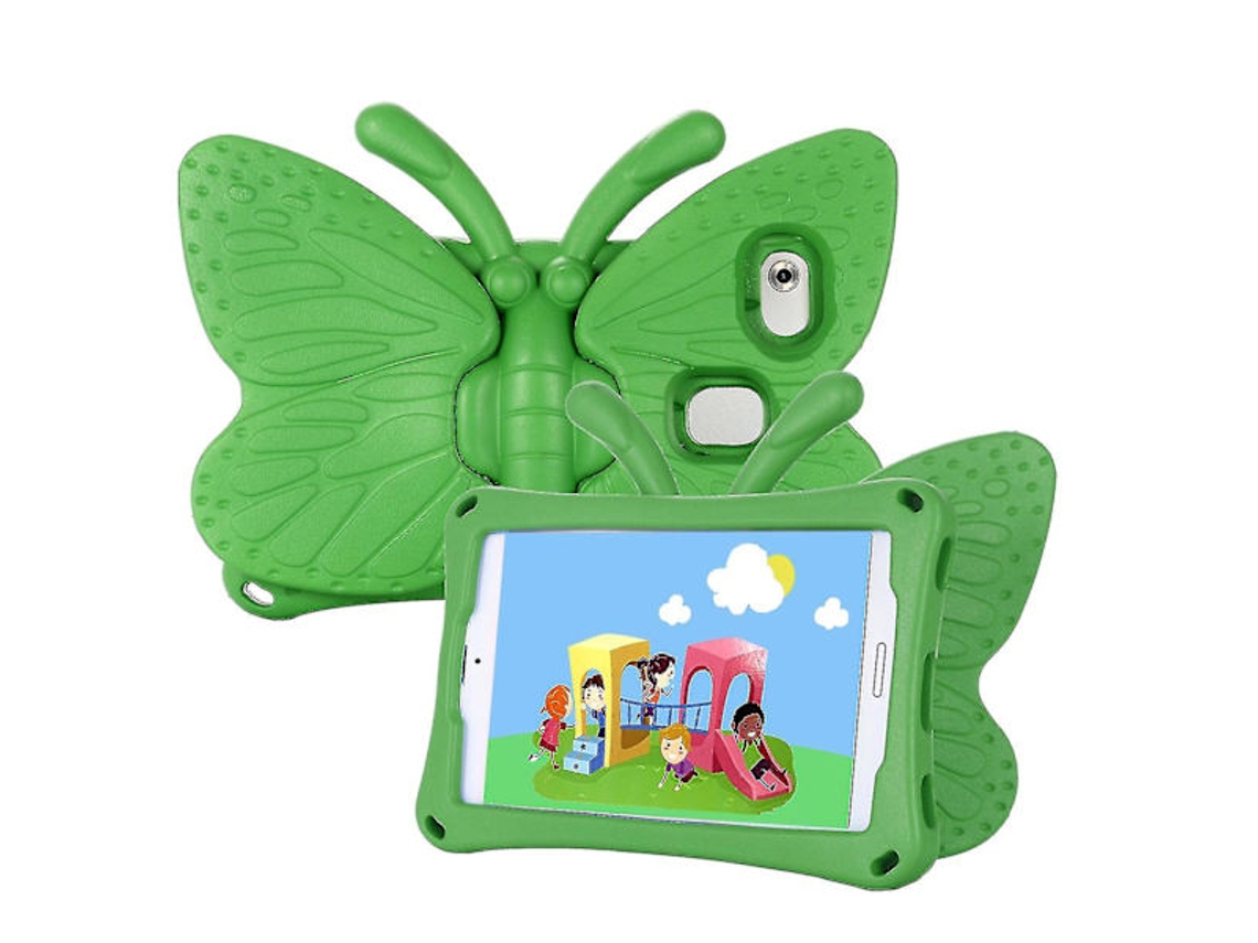 Capa Borboleta Para Samsung Galaxy Tab A7 Lite 8.7 T220/t225 2021, Ideal Crianças, Material Em Espuma Eva Macia, Cantos Reforçados Tuotuo