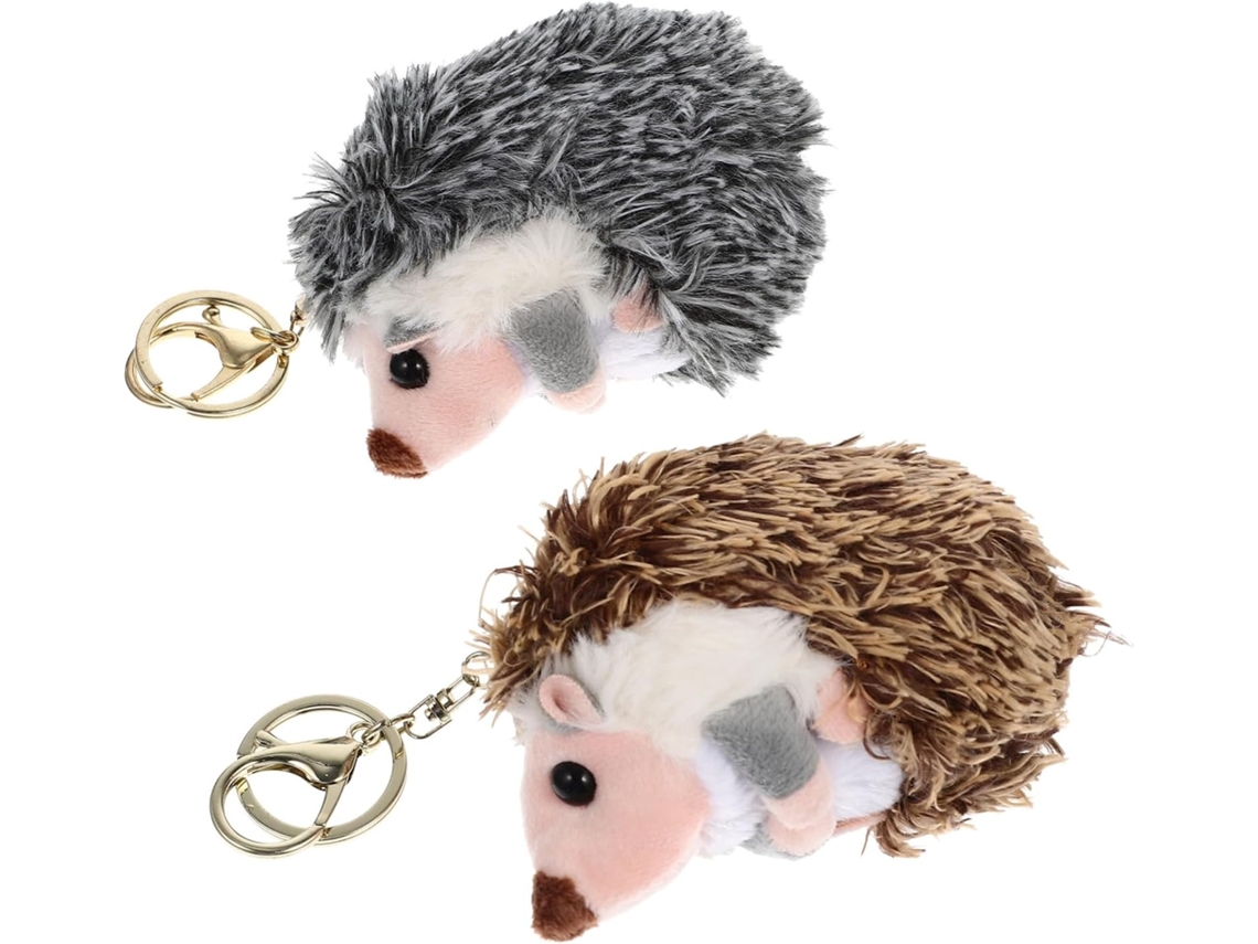 2 Chaveiros De Pelúcia Ouriço, Enfeites Decorativos Para Bolsas E