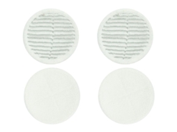 Conjunto de 4 Almofadas Substituição para Aspirador de Pó, Compatíveis com os Modelos Spinwave Mops Séries 2124 e 2039 BRILVIBERA