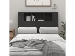 Vidaxl Armário De Cabeceira 120x18,5x102,5 Cm Preto