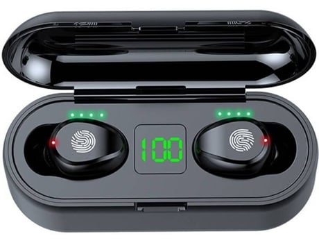 Auriculares Bluetooth True Wireless GOJOY f9 (In Ear - MicroAuriculares - Preto)