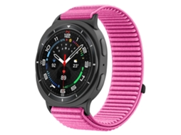 Pulseira Desportiva Em Nylon Compatível Com Samsung Galaxy Watch Ultra 2 47mm, Pulseira De Substituição Macia E Ajustável Peônia Hexinyigjly
