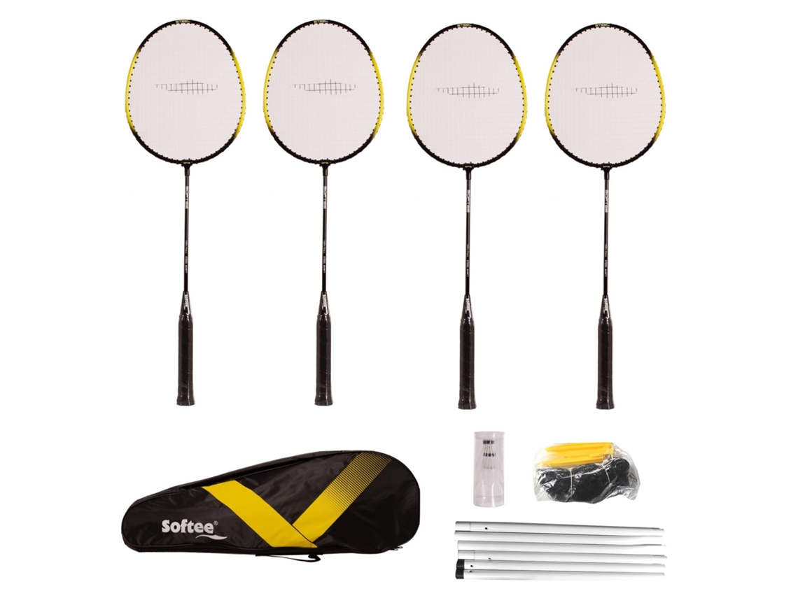 Raquete de badminton infantil Softee Intermediaria multicolorida
