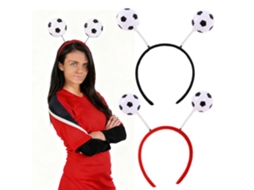Conjunto de 2 Tiaras de Futebol com Bolhas Decorativas Acessórios para Festas e Presentes Desportivos Eventos para Fãs, Ergonômico, Uso Diá STELASPLEN