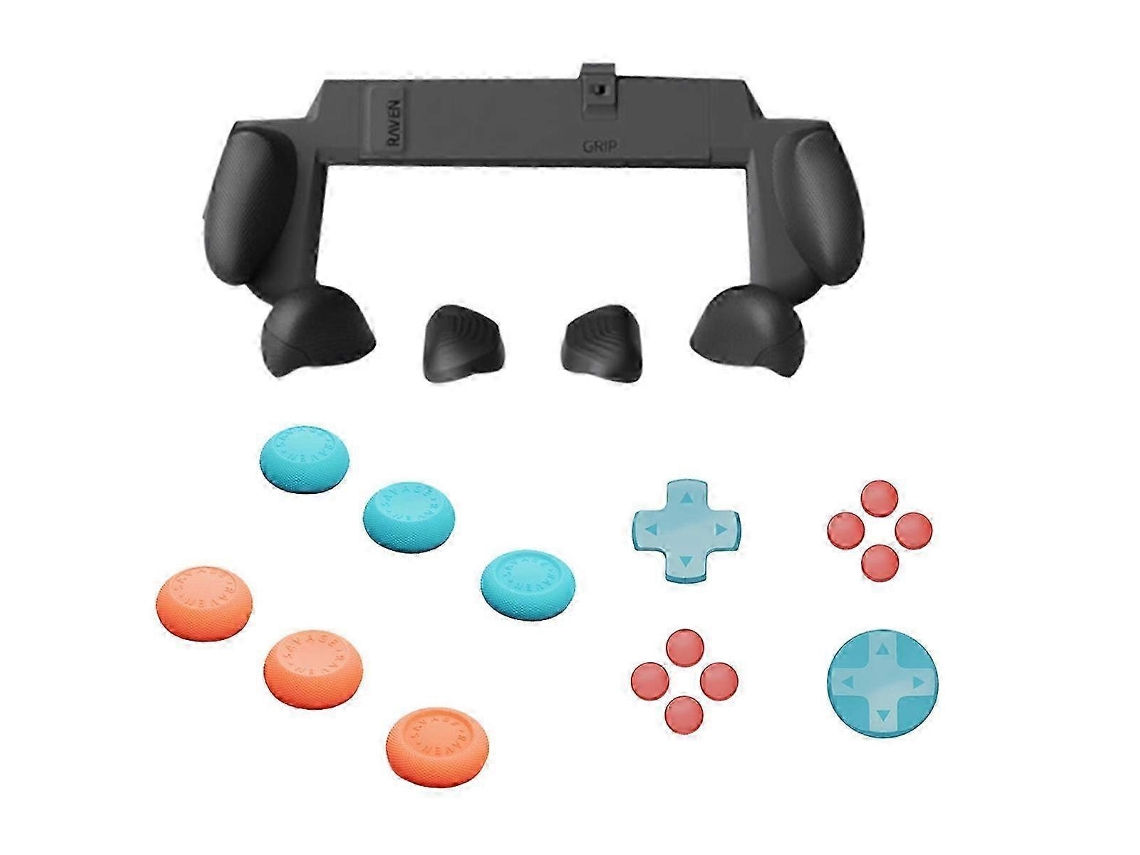 Compatible With Switch2 Grip Protective Shell+direction Keys+joystick Caps Kit A