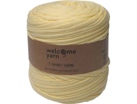 Trapilho WELCOME YARN Welcome Yarn (Amarelo Claro - Algodão - 14x15x14 cm)