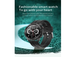 Smartwatch YIZHOOD Te390 Monitor de Frequência Cardíaca Ip68 À Prova de Água Prata